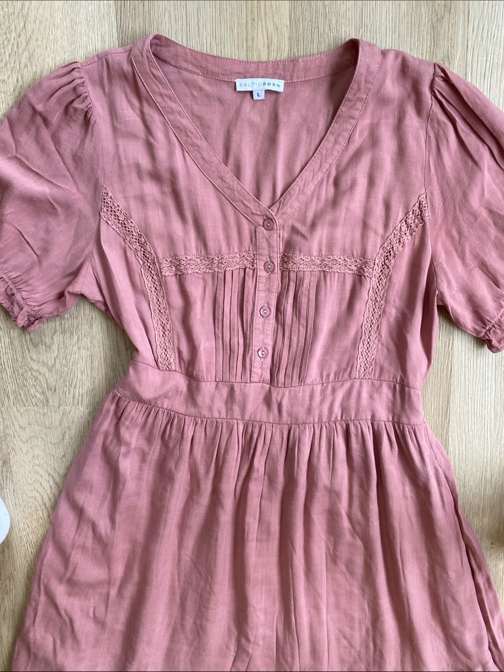 Baltic Born Dusty Rose Midi Dress - Picture 3 of 12